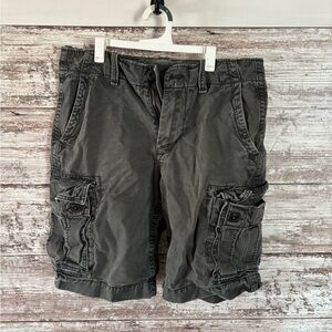 American Eagle Outfitters Dark Gray Cargo Shorts
